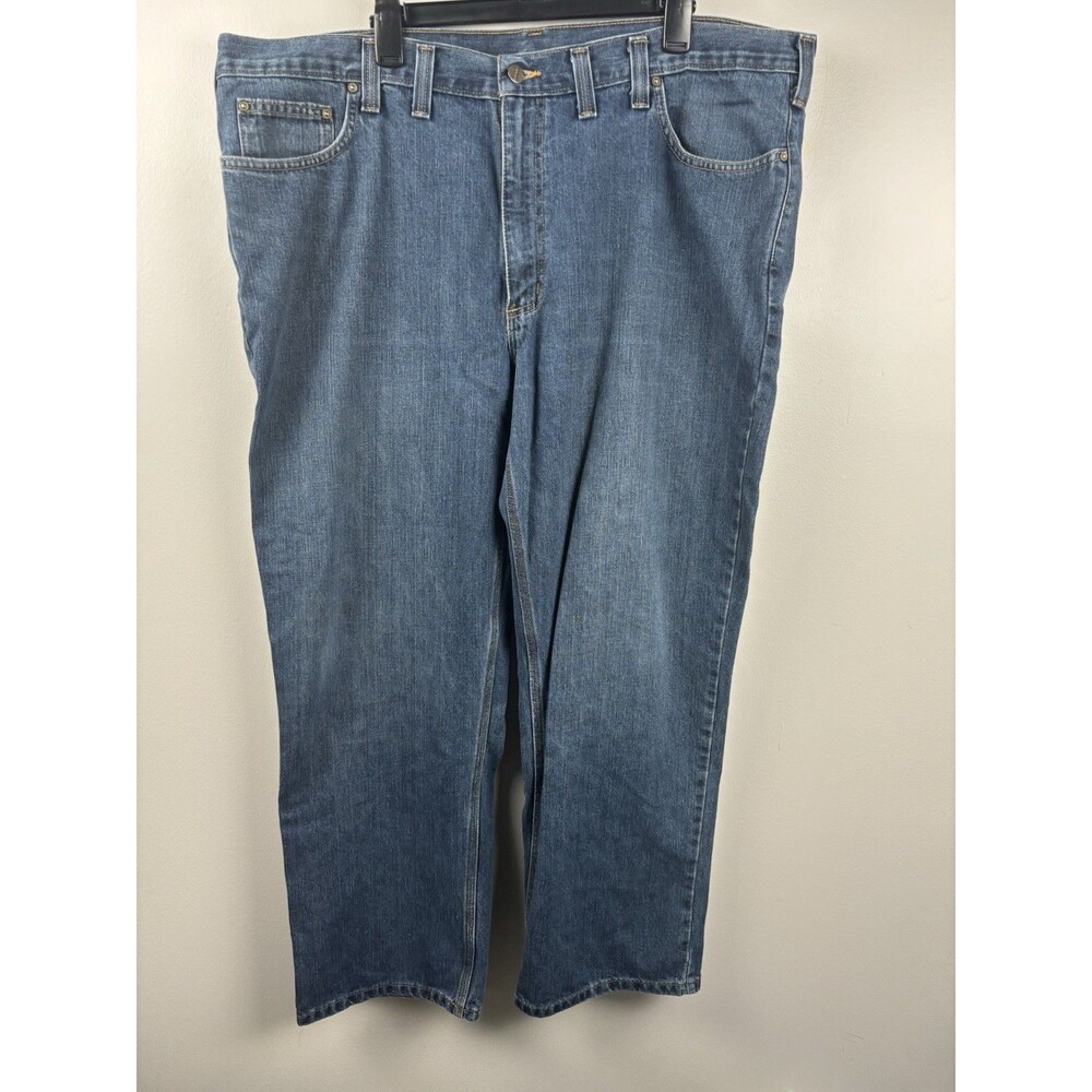 Men's Carhartt Jeans 44x30 Medium Wash Relaxed Fit BD1483-M